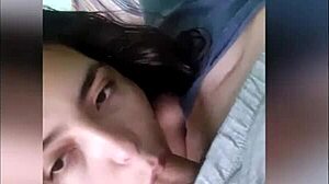 horny latina teen gives creamy handjob finish in hand homemade couple