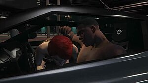 GTA 5 Franklin Hires Hooker for Car Sex Service Game