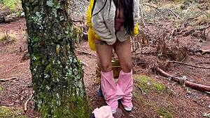 Busty Stepmom Sucks Stepsons Huge Cock Pussy Field Fuck