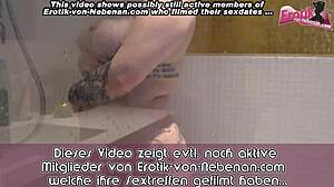 DEUTSCHE MOLLIGE FREUNDIN WIRD IN DER DUSCHE HART GEFICKT!