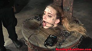 Submissive babe's tearful humiliation and rough punishment breaks her