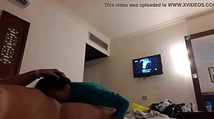 we fucked hard in hotel and i licked her pussy clean