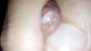 Huge nipples leak milk in steamy bath