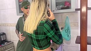 Latina babe discovers cousin's secret pervert side fucking her raw