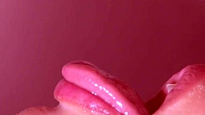 stepmom gives me the sloppiest blowjob ever 💦🍆 cum in mouth closeup 😍