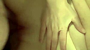 Wife jerks my cock then begs for deep pussy pounding!