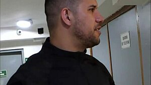 brazilian cop babe rims and anal fucks suspect in front of partner