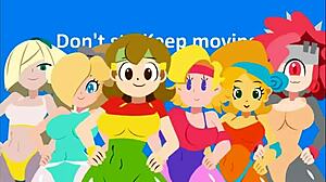 Minus8 hentai lesbians workout in leggings 👙💦