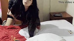 brought peruvian streamer valentina to hotel for anal