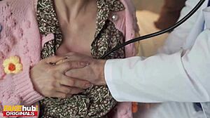 damn that horny gilf rips off panties for huge cock pounding!