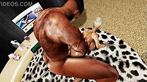 Chanel Fucks Big Ass in Hardcore Sex Game