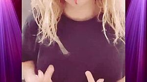 exotic girlfriend shakes booty in boyfriend's clothes