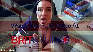 nurse sneaks in for deepthroat cum sample from horny patient in uniform