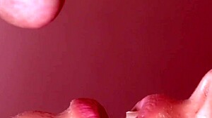 stepmom gives me the sloppiest blowjob ever 💦🍆 cum in mouth closeup 😍