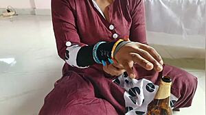 horny sister-in-law gets pounded hard by brother-in-law after beers... wild chudai!