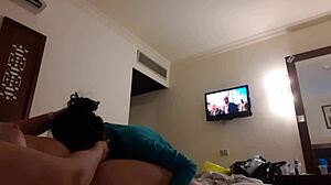 we fucked hard in hotel and i licked her pussy clean