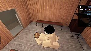 roblox and kitten dominated hard in bed 😈💦