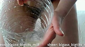 curious peeping sparks wet latina's solo play