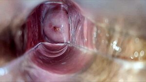 Pulsating Vagina Orgasm Speculum Deep Inside Dripping Wet