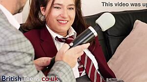 Hot College Slut Begs for Orgasm in Denial Domination!