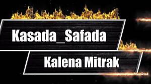 Kalena Mitrak's Wild Blowjob on Hubby's Cock in Bedroom!