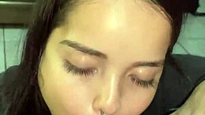 Deepthroat Blowjob and Reverse Ride from Debora Prado Before Bed!