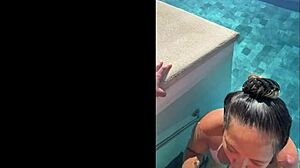 gf gives me that deep public bj right by the infinity pool in costa rica...