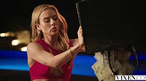 Vixen Summer Seduces with Deepthroat Doggystyle and Facial Finish