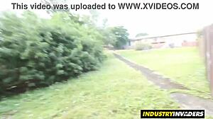 Blondie Esmi Lee Sucks BBC Deep Outside!