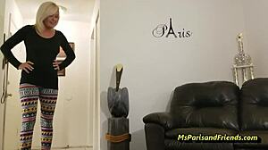 mommy's pierced nipples drip as she pisses in unique shaved milf ways