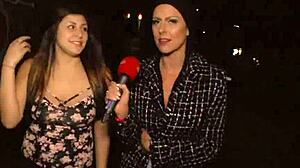 Öffentliches Straßen-Casting: Junges Schleppt Fremde Männer Ab!