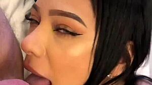 backstage i'm fucking hot latina model's big tits pussy pov vertical ride