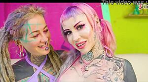 heavily tattooed anuskatzz rams crazy anal toys in aussie bimbo