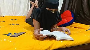 desi muslim housewife's intimate hardcore session