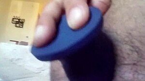 this solo anal dildo play hits so good