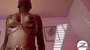 Cuckold Boyfriend Eyes Zaawaadi's Black Pussy Craving More