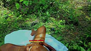 Chubby Ebony Cums Twice Screaming On Big Cock In Hairy Bush