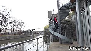 Jocelyne black's husband cleans up after her intense bbc anal session