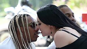 Tattooed Anna De Ville Craves Intense Interracial DP Threesome