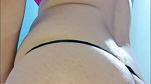 Hot latina stepmom poses lingerie ass shake for stepson photoshoot