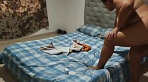 Chubby Mexican Squirts Pussy Masturbation in Bathroom Closeup