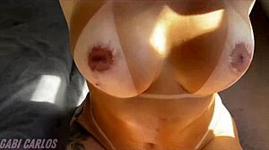 Young Wife Sucks Friend's Huge Cock Cuckold Ride