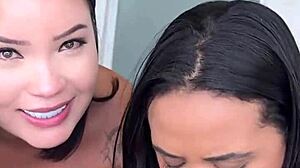 Asiatica lina nakamura shares bbc facial menage