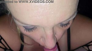 cristall princess delivers sensual lipstick blowjob tease