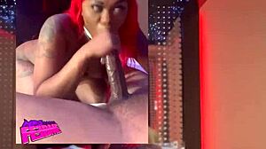 stars overhead while ebony sloppy deepthroat big black cock facial