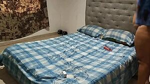 Chubby Mexican Squirts Pussy Masturbation in Bathroom Closeup