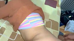 Mexican stepsister Nataly hates creampie but takes it deep doggystyle