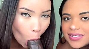 Asiatica lina nakamura shares bbc facial menage