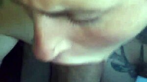 her deepthroat slurps black cock till cum floods my mouth perfectly