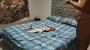 Chubby Mexican Squirts Pussy Masturbation in Bathroom Closeup